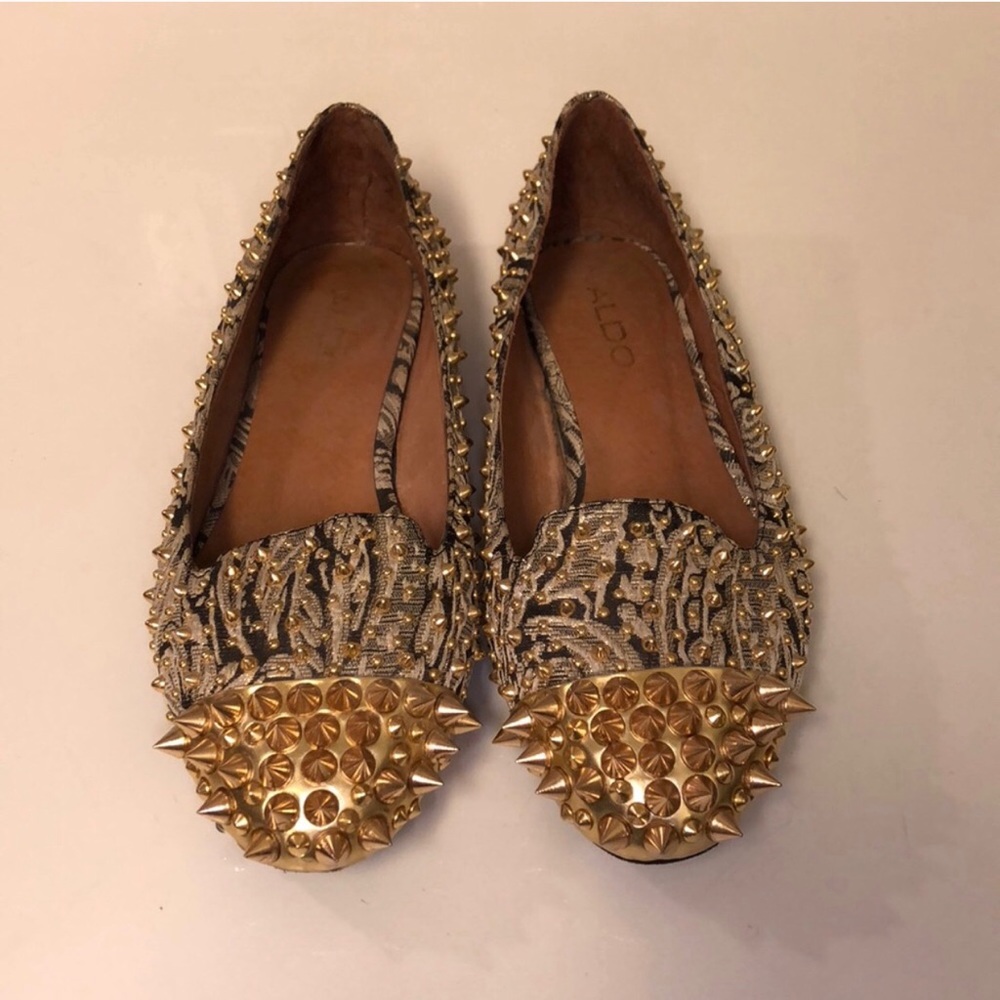 Aldo Spiked flats